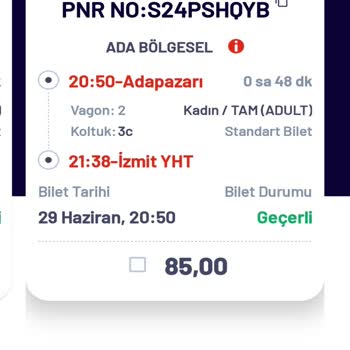 TCDD Bilet Uygulaması Problemleri