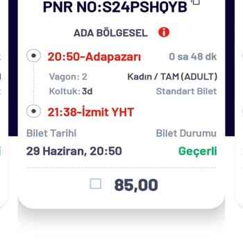 TCDD Bilet Uygulaması Problemleri