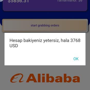 Alibaba Aliexpress Yanıltıcı Ticaret Paramı Vermiyor