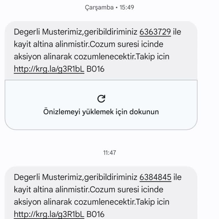 Aras Kargo Kurye Talebinde Bulunma