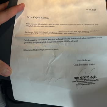 New Balance Üretim Hatası Yeni Sattığı Ayakkabıyı Değiştirmedi