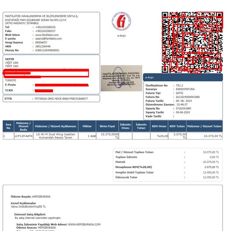 LG Tavan Vantilatörü Montaj/Kurulum