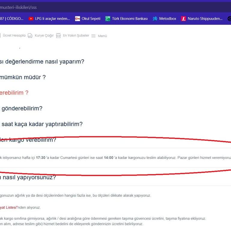 Aras Kargo Eti Şubesi 29.06 Cumartesi 12.59 Kargo İşlemimi Yapmadı.