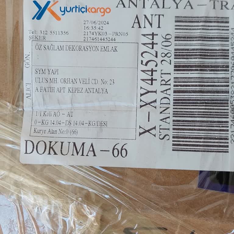 Sürat Kargo Antalya Kepez Dokuma Şubesi
