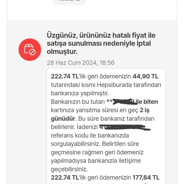 Heda Porselen Siparişimi İptal Etti!