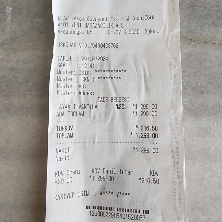 A101 Ürün İade E Ve Başka Ürün Alma