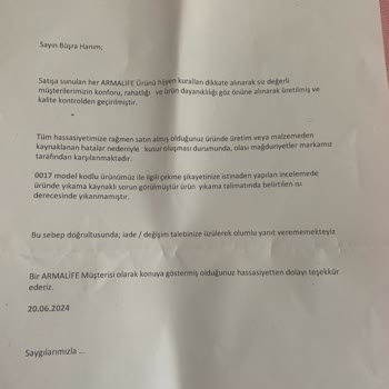 Armalife Çeken Ürün Sorunu