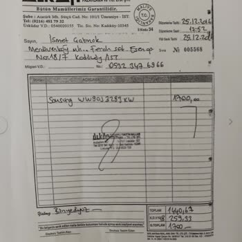 Samsung Çamaşır Makinesi Sabunluk Su Kaçağı Pas