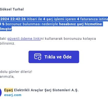 Eşarj 13000 TL Bakiyem Olan Karta Borç Çıkarıp Mağdur Ediyor