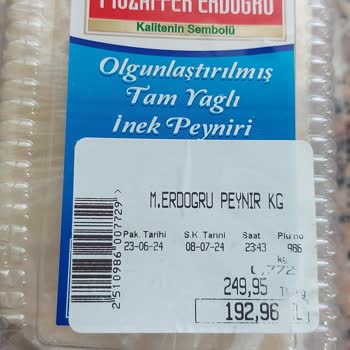 Mopaş Hipermarket Bozuk Peynir Satışı