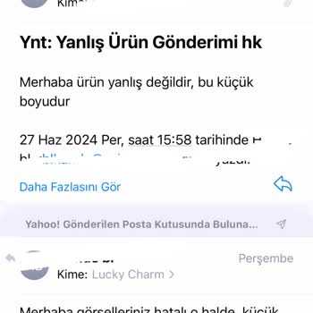 Charmlucky Design Yanlış Ürün Gönderip, Bunu Kabul Etmeyen, Müşteriyi Umursamayan Firma