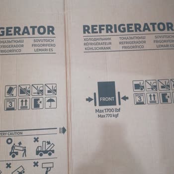 Maksa Elektronik Sağlam Koli, Hasarlı Raporu Tutulan Buzdolabı