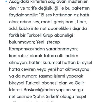 Turkcell Olmayan Paket Reklamı Ve Haksız Bir Şekilde Paket Değiştirme