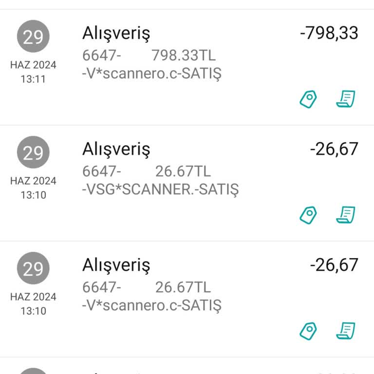 Scannero Para İadesi Yapılmazsa Şikayet Edilecektir.