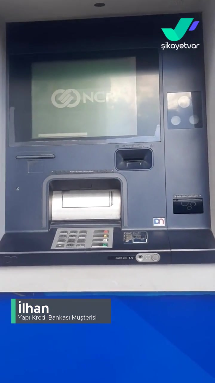Yapı Kredi Bankası ATM Bozuk videonun kapak resmi