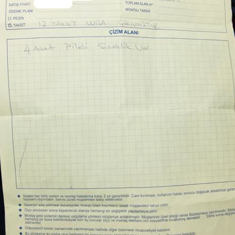 Pentaş Cam Balkon (Ankara) Kesinlikle Verdiği Sözleri Tutmuyor.