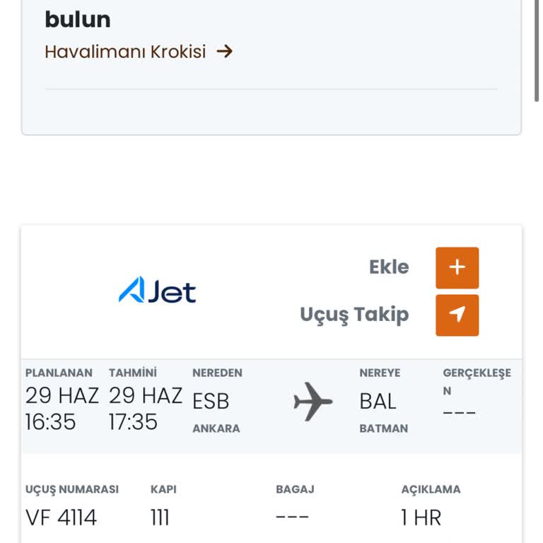 Ajet (Anadolu Jet) Bitmeyen Rötar Sorunu