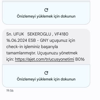 Ajet Uçak Kalkış Gecikmesi Ve İade Talebim