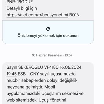 Ajet Uçak Kalkış Gecikmesi Ve İade Talebim