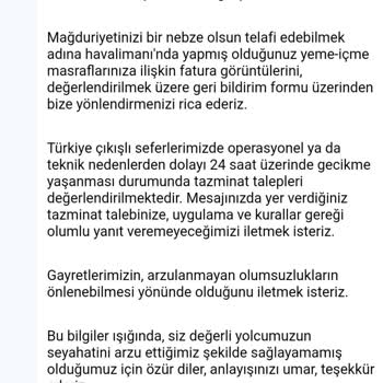 Ajet Uçak Kalkış Gecikmesi Ve İade Talebim