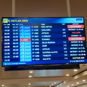 Ajet Uçak Kalkış Gecikmesi Ve İade Talebim
