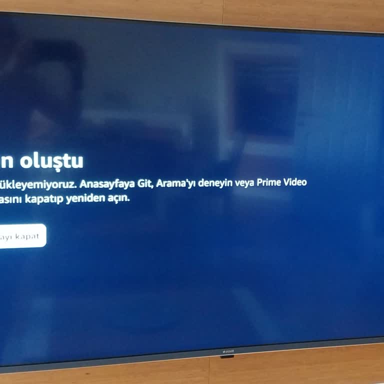 Arçelik Google TV Prime Video Uygulaması Açılmıyor