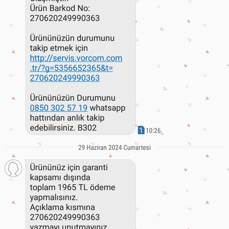 Vorcom Servisi Sorunumu Çözmüyor