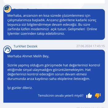 TurkNet İnternet Kesintisi Mağduriyeti