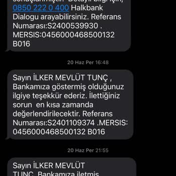Halkbank Harcama İtirazı Tutar Yatılmaması