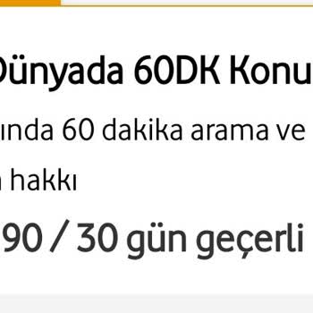Vodafone Yurt Dışı Ek Paket Yanıltması