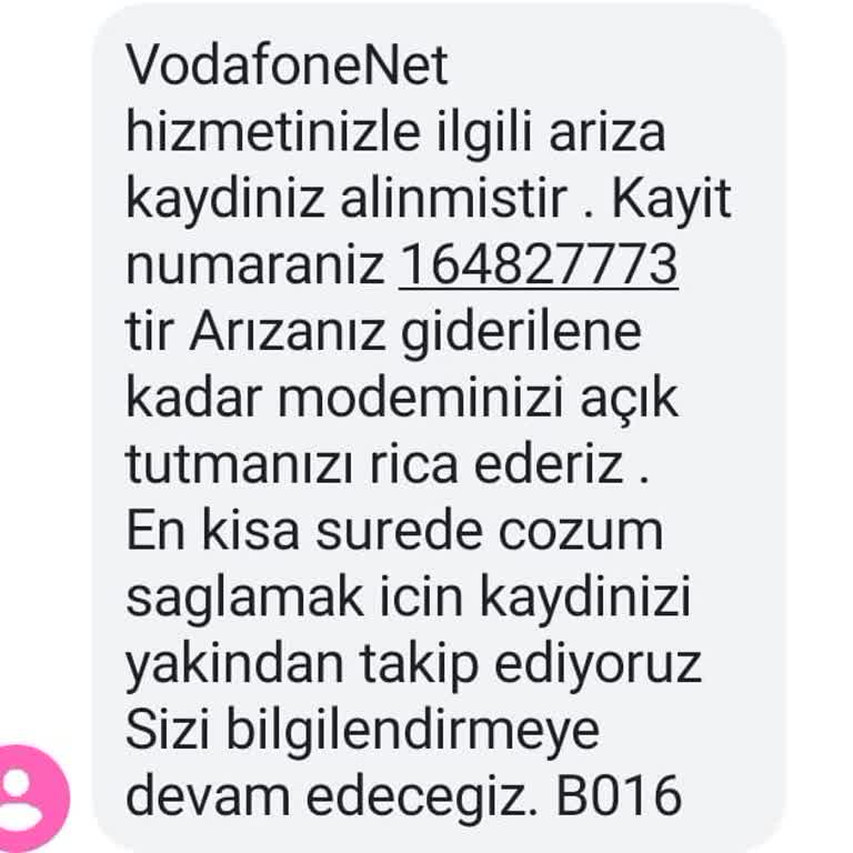 Vodafone Net Ev İnterneti Arızası 4 Gündür Gelen Giden Yok