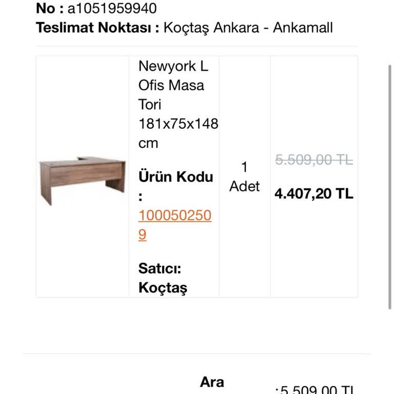 Koçtaş Ürünü 30 Dakikada Teslim Alın