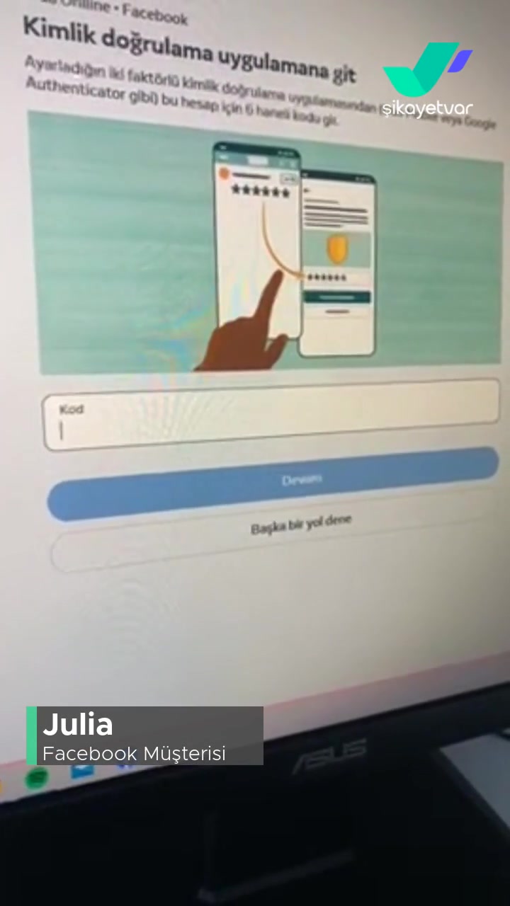 Facebook 2 Faktörlü Güvenlik Sorunu! videonun kapak resmi