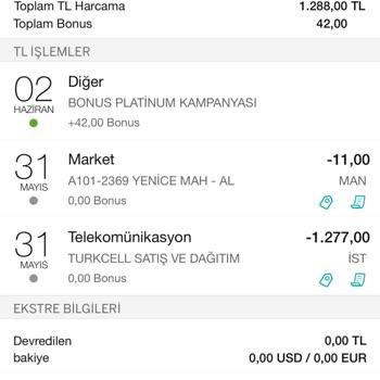 Turkcell Pasaj Kampanyasında Bonus Sorunu