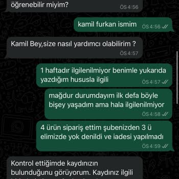 Coffy Online Sipariş Mağduriyetim