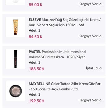 Eve Shop İptal Edilen Ürünün Para İadesini Yapmadı