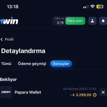 1win Papara Ve Payfix İşlem Gecikmesi: 5 Günlük Bekleyiş
