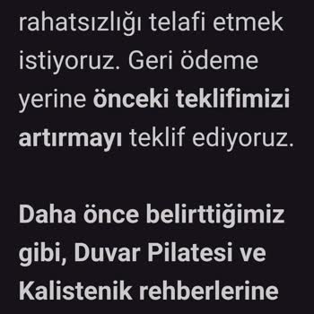 Betterme Ücret İadesi