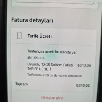 Vodafone Sabit Hat Faturalama