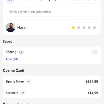 GetirYemek 800 Liramı Aldı Haklısınız Döneceğiz Deyip Dönmediler