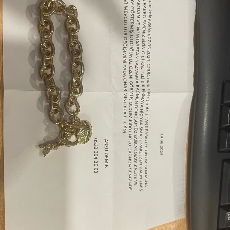 iremaksesuar (Instagram) Aksesuar Ürününde Kararma Sorunu