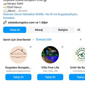 Adada Bungalov Evleri Instagram'da Sahte Rezervasyon Ve Kötü Deneyim