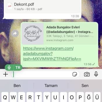 Adada Bungalov Evleri Instagram'da Sahte Rezervasyon Ve Kötü Deneyim