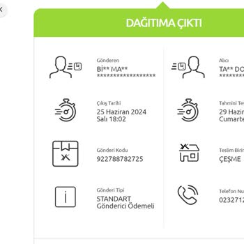 Yurtiçi Kargo Dağıtım Günü Bekleniyor. 5 Gün Oldu.