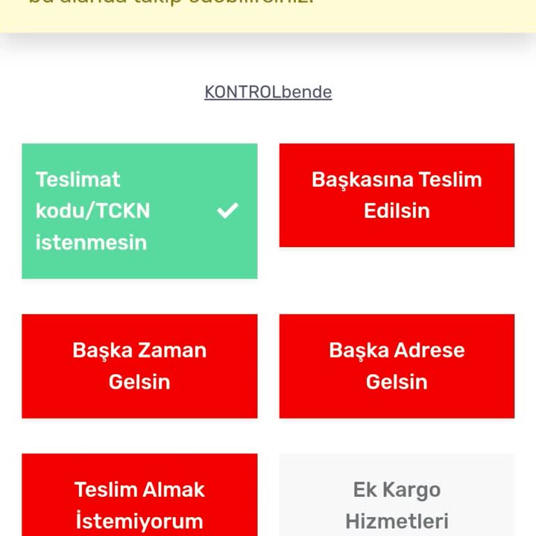 Kargomsende Teslim Etmedi Kargomu