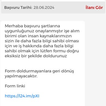 İşin Olsun Uygulaması Form Doldurma Şikayet
