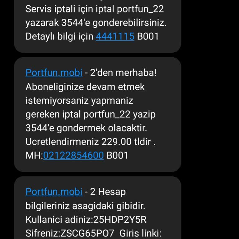 Portfun.mobi Satın Alma Yanlışı