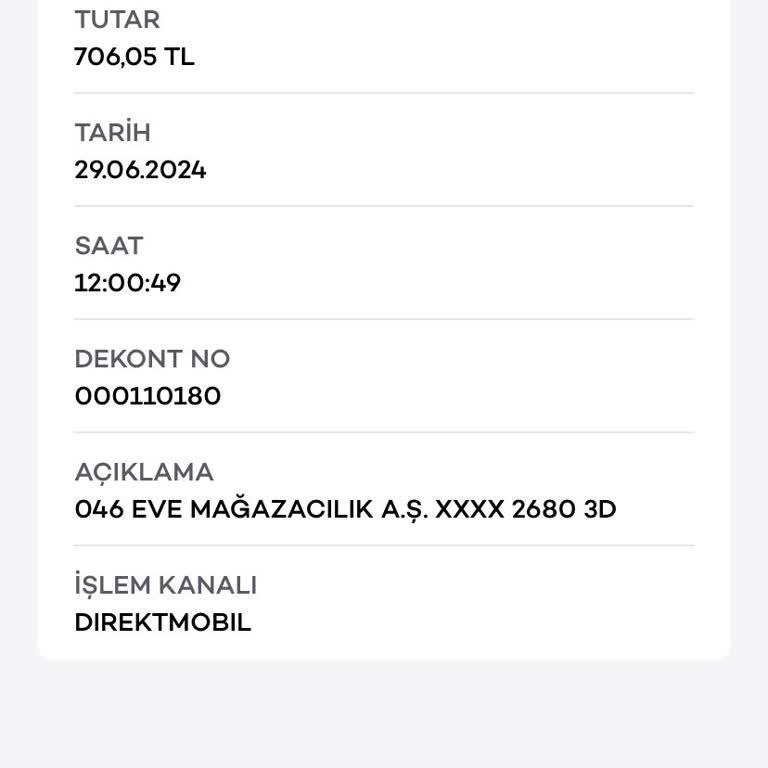 Eve Sipariş Ödeme Yaptığım Ürünler Görünmüyor