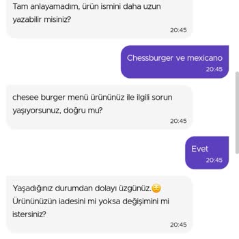 Getir Ürün Yanlış Ve 2saat Gecikme
