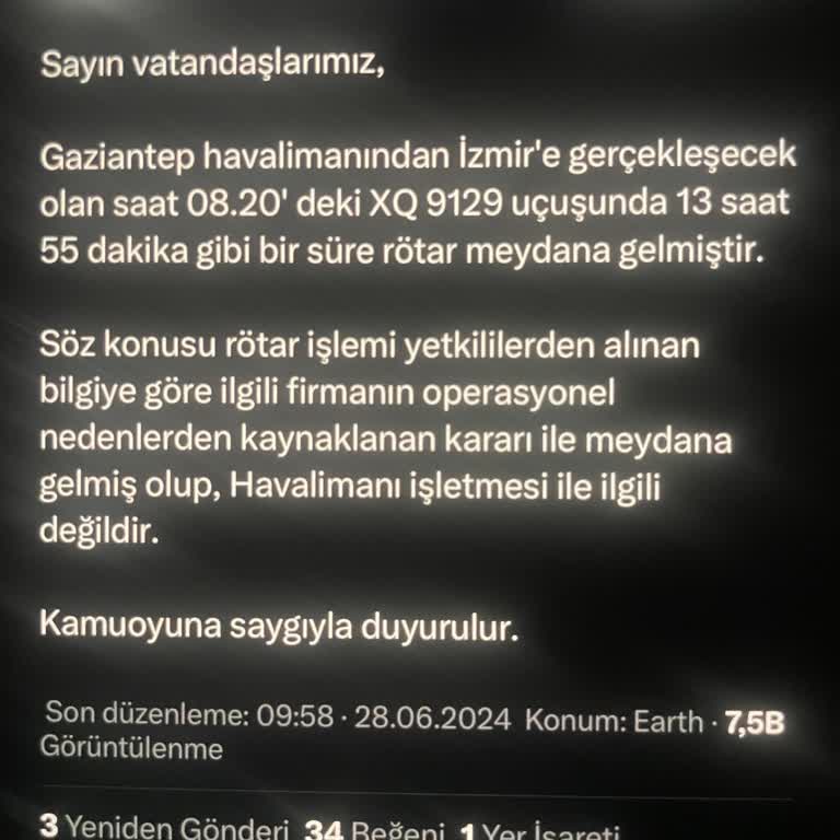 AJet (Anadolu Jet) Uçuş Rötarları Ve İptalleri Üzerine Bir Değerlendirme